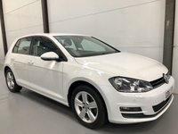 USED 2016 16 VOLKSWAGEN GOLF 1.4 MATCH EDITION TSI BMT 5d 124 BHP Stunning Pure White Golf Match with Excellent Specification, Immaculate Condition Throughout