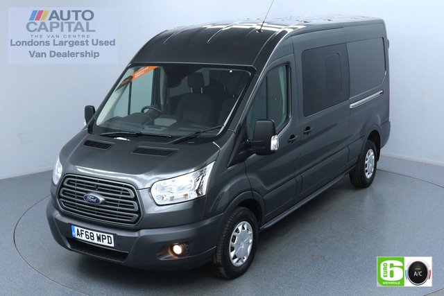 2018 68 FORD TRANSIT 2.0 350 Trend L3 H2 130 BHP 6 Seats Combi Euro 6 Low Emission