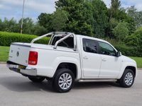 USED 2015 65 VOLKSWAGEN AMAROK 2.0 DC TDI HIGHLINE 4MOTION 180 BHP LEATHER + SPORT TOP  ** NO VAT **