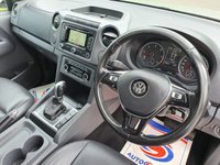 USED 2015 65 VOLKSWAGEN AMAROK 2.0 DC TDI HIGHLINE 4MOTION 180 BHP LEATHER + SPORT TOP  ** NO VAT **
