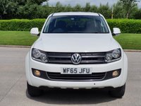 USED 2015 65 VOLKSWAGEN AMAROK 2.0 DC TDI HIGHLINE 4MOTION 180 BHP LEATHER + SPORT TOP  ** NO VAT **