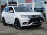 USED 2016 66 MITSUBISHI OUTLANDER 2.0 PHEV GX 4H 5d 161 BHP Finished in FROST WHITE with contrasting FULL BLACK HEATED LEATHER. The Outlander PHEV is a roomy SUV that's very economical for long and short journeys. Features include Zero Road Tax, Full Leather, Electric Sun Roof,Sat Nav, Rear View Camera, POWER BOOT, Heated Steering Wheel, Alloys, Power Folding Door Mirrors and Cruise Control to name just a few. Serviced at 6919 miles, 16172 miles and recently at 24752 miles.