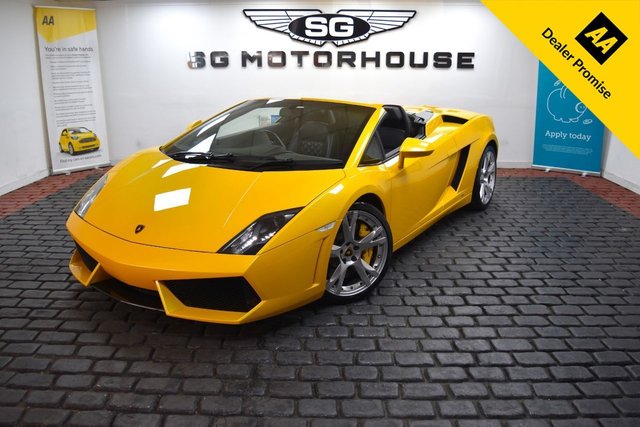 View our Lamborghini Gallardo 5.2 LP 560-4 SPYDER 2d 560 BHP - E Gear
