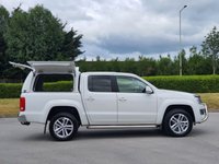 USED 2013 63 VOLKSWAGEN AMAROK 2.0 DC TDI HIGHLINE 4MOTION 180 BHP CHOICES OF 2 WHITE IN STOCK