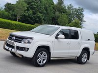 USED 2013 63 VOLKSWAGEN AMAROK 2.0 DC TDI HIGHLINE 4MOTION 180 BHP CHOICES OF 2 WHITE IN STOCK