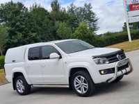USED 2013 63 VOLKSWAGEN AMAROK 2.0 DC TDI HIGHLINE 4MOTION 180 BHP CHOICES OF 2 WHITE IN STOCK