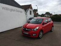 USED 2015 65 VAUXHALL VIVA 1.0 SE AC 5d 74 BHP 5 Door, Manual, Petrol in excellent condition with 13500 miles, Full Service History and New MOT. FINANCE FROM &pound;112 PER MONTH*