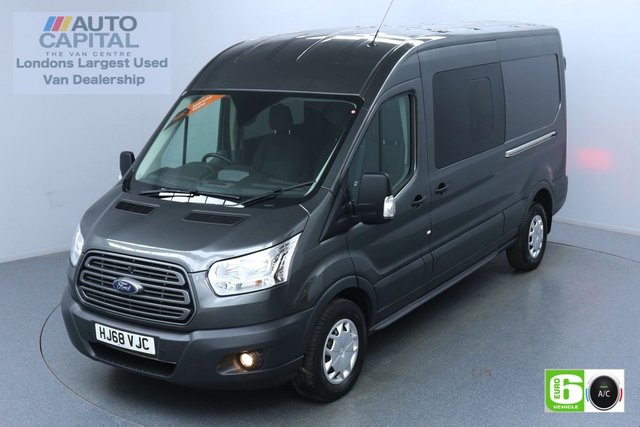 2018 68 FORD TRANSIT 2.0 350 Trend L3 H2 130 BHP 6 Seats Combi Euro 6 Low Emission