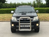 USED 2008 08 TOYOTA HI-LUX 3.0 INVINCIBLE D-4D 4X4 D/C  169 BHP LEATHER + SAT NAV *** NO VAT **