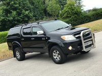 USED 2008 08 TOYOTA HI-LUX 3.0 INVINCIBLE D-4D 4X4 D/C  169 BHP LEATHER + SAT NAV *** NO VAT **