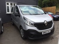 USED 2015 65 RENAULT TRAFIC 1.6 SL29 BUSINESS ENERGY DCI 5d 125 BHP 9 Seater, Metallic Silver, Excellent Condition. ONLY 8245 miles, Service History, New MOT On Purchase.  FINANCE FROM &pound;227 PER MONTH*