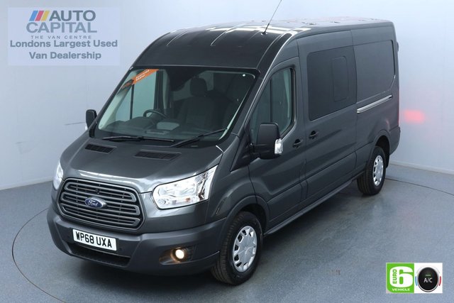 2018 68 FORD TRANSIT 2.0 350 Trend L3 H2 130 BHP 6 Seats Combi Euro 6 Low Emission