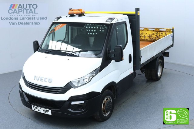 2017 67 IVECO DAILY 2.3 35C14 RWD Twin Wheels MWB 135 BHP Euro 6 Low Emission Tipper