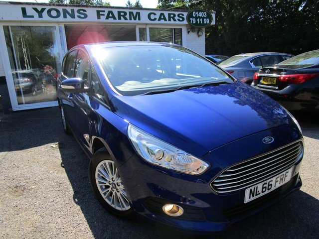 2017 66 Ford S-Max 1.5 ZETEC ECOBOOST 5d 159 BHP 7 SEATER