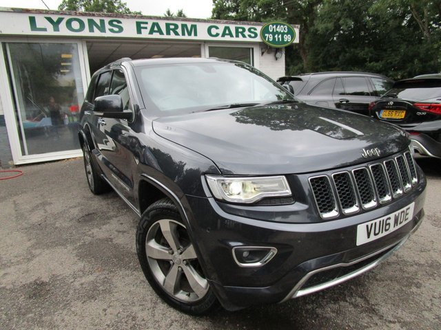 2016 16 Jeep Grand Cherokee 3.0 V6 CRD OVERLAND 4x4 5d 247 BHP AUTOMATIC FOUR WHEEL DRIVE