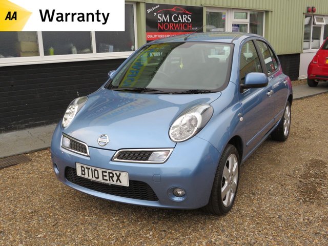 2010 10 Nissan Micra 1.2 N-TEC 5d 80 BHP