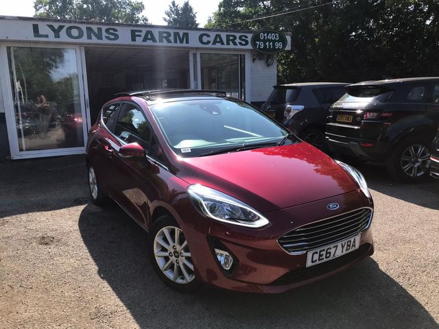 2017 67 Ford Fiesta 1.0 TITANIUM 3d 99 BHP *ELECTRIC SUNROOF*