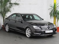 USED 2012 12 MERCEDES-BENZ C CLASS 2.1 C220 CDI BLUEEFFICIENCY SPORT 4d 168 BHP SAT NAV PART LEATHER INTERIOR