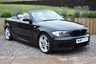USED 2009 09 BMW 1 SERIES 3.0 135I M SPORT 2d 302 BHP SAPPHIRE BLACK-LEMON BOSTON LEATHER