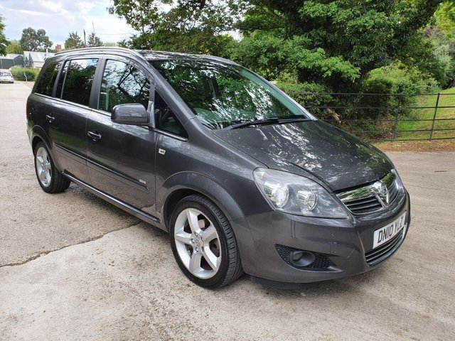 2010 10 Vauxhall Zafira 1.8 SRI 5d 140 BHP