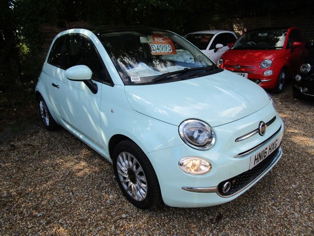 2016 16 Fiat 500 1.2 LOUNGE 3d 69 BHP NEW SHAPE
