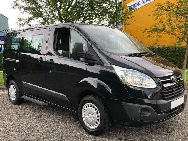 2014 64 Ford Tourneo Custom 300 TREND TDCI 125 MINIBUS 9 SEATS [ GLEAMING BLACK ] T/SLD