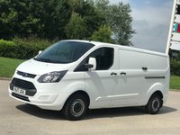 USED 2017 17 FORD TRANSIT CUSTOM 2.0 290 LR P/V 129 BHP ** NO VAT ** NO VAT +   LOW MILES