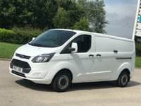 USED 2017 17 FORD TRANSIT CUSTOM 2.0 290 LR P/V 129 BHP ** NO VAT ** NO VAT +   LOW MILES