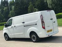 USED 2017 17 FORD TRANSIT CUSTOM 2.0 290 LR P/V 129 BHP ** NO VAT ** NO VAT +   LOW MILES