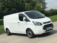 USED 2017 17 FORD TRANSIT CUSTOM 2.0 290 LR P/V 129 BHP ** NO VAT ** NO VAT +   LOW MILES