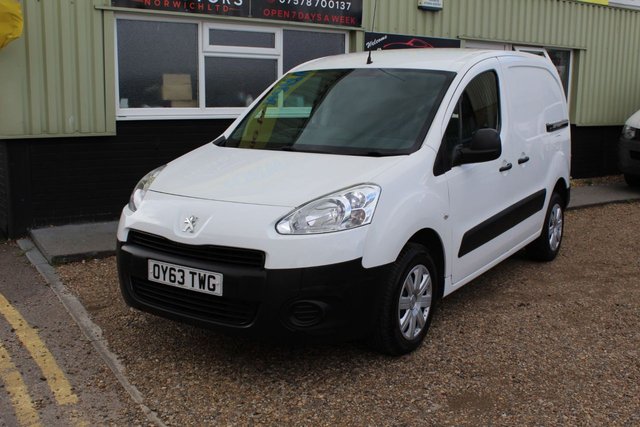 2013 63 Peugeot Partner 1.6 HDI S L1 850 89 BHP