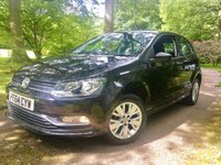 USED 2014 64 VOLKSWAGEN POLO 1.0 SE 3d 60 BHP SATNAV/BLUETOOTH HANDS FREE/AIRCON/ALLOYS/FRONT and REAR PARK SENSORS ' GREAT CONDITION INSIDE AND OUT LAST SERVICED @33,178 MILES