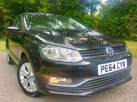 USED 2014 64 VOLKSWAGEN POLO 1.0 SE 3d 60 BHP SATNAV/BLUETOOTH HANDS FREE/AIRCON/ALLOYS/FRONT and REAR PARK SENSORS ' GREAT CONDITION INSIDE AND OUT LAST SERVICED @33,178 MILES