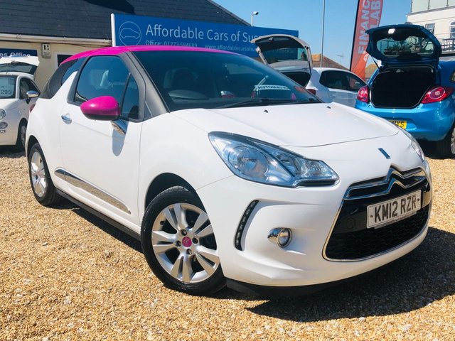 2012 12 Citroen DS3 1.6 DSTYLE PINK AUTOMATIC