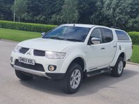 USED 2013 63 MITSUBISHI L200 2.5 DI-D 4X4 BARBARIAN LB DCB 175 BHP TIMING BELT KIT CHANGED ! NO VAT