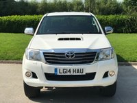 USED 2014 14 TOYOTA HI-LUX 3.0 INVINCIBLE 4X4 D-4D DCB 169 BHP LEATHER SEATS + BLUETOOTH ** NO VAT