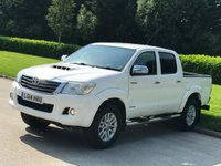 USED 2014 14 TOYOTA HI-LUX 3.0 INVINCIBLE 4X4 D-4D DCB 169 BHP LEATHER SEATS + BLUETOOTH ** NO VAT