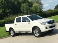 USED 2014 14 TOYOTA HI-LUX 3.0 INVINCIBLE 4X4 D-4D DCB 169 BHP LEATHER SEATS + BLUETOOTH ** NO VAT