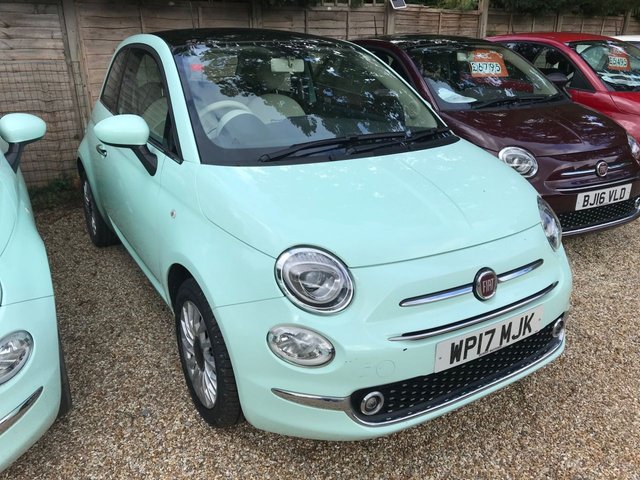 2017 17 Fiat 500 1.2 LOUNGE 3d 69 BHP NEW SHAPE