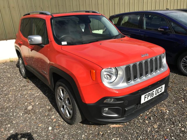 2016 16 Jeep Renegade 2.0 M-JET LIMITED 4x4 5d 138 BHP AUTOMATIC FOUR WHEEL DRIVE