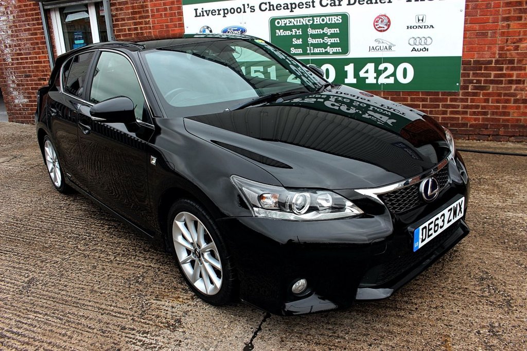 2013 63 LEXUS CT 1.8 200H F SPORT 5d 136 BHP
