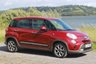 USED 2017 17 FIAT 500L 1.2 MULTIJET TREKKING 5d 95 BHP OPERA RED, LOW RUNNING COSTS