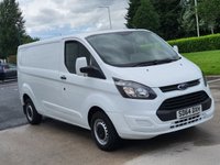 USED 2014 64 FORD TRANSIT CUSTOM 2.2 290 LR P/V 124 BHP ** NO VAT** NO VAT **