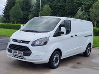 USED 2014 64 FORD TRANSIT CUSTOM 2.2 290 LR P/V 124 BHP ** NO VAT** NO VAT **