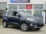USED 2019 19 FORD KUGA 1.5 ZETEC 5d 118 BHP Finished in BLUE metallic with contrasting BLACK CLOTH TRIM. This Kuga is a great choice if you like driving. It's one of the most enjoyable, practical and fun family SUV's around. Features include Rear Park Sensors, DAB, B/Tooth, Cruise and much more. Balance of Ford Warranty until June 2022.