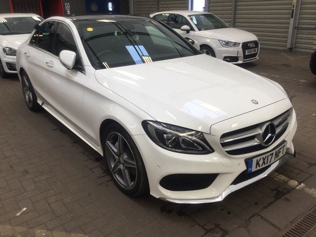 2017 17 MERCEDES-BENZ C-CLASS 2.1 C 220 D AMG LINE PREMIUM 4d 170 BHP