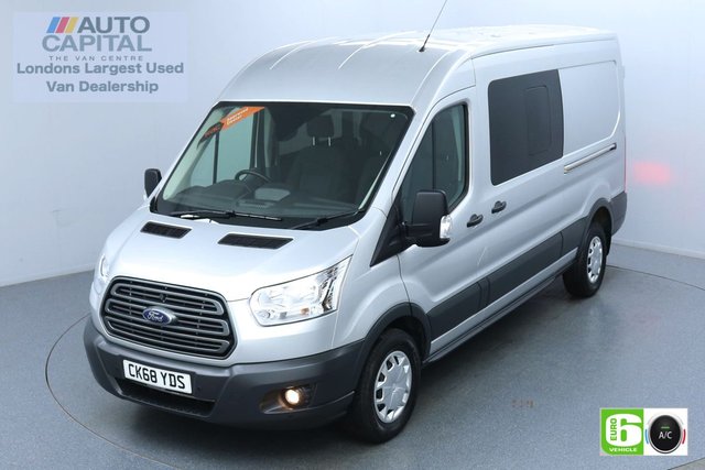 2018 68 FORD TRANSIT 2.0 350 Trend L3 H2 130 BHP 6 Seats Combi Euro 6 Low Emission