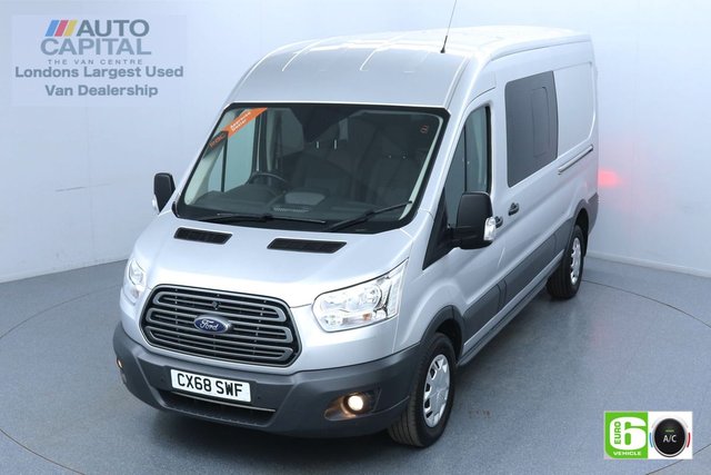 2018 68 FORD TRANSIT 2.0 350 Trend L3 H2 130 BHP 6 Seats Combi Euro 6 Low Emission