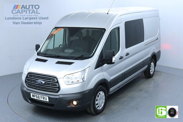 2018 68 FORD TRANSIT 2.0 350 Trend L3 H2 130 BHP 6 Seats Combi Euro 6 Low Emission