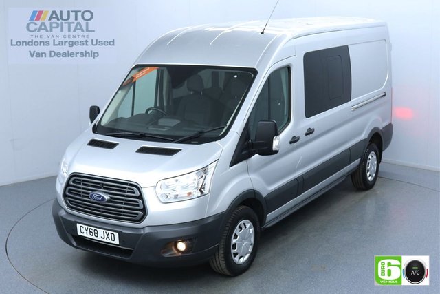 2018 68 FORD TRANSIT 2.0 350 Trend L3 H2 130 BHP 6 Seats Combi Euro 6 Low Emission